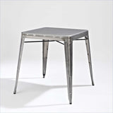 Modern Classic Galvanized French Cafe Mid Century Style Dining Table - Dubh_Arts
 - 3