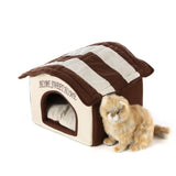 Home Sweet Home Dog Dome Dog Bed - Machine Washable - Dubh_Arts
 - 2