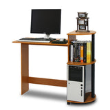 Simple Modern Home Office Computer Desk in Cherry Black Finish - Dubh_Arts
 - 3
