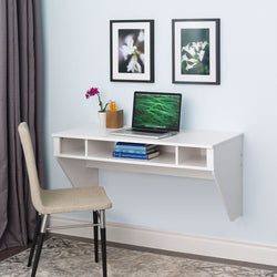 White Space Saving Laptop Tablet Computer Desk Wall-Mount at any Height - Dubh_Arts
 - 1