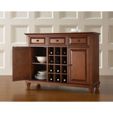 Classic Cherry Wood Finish Dining Room Sideboard Buffet with Wine Storage - Dubh_Arts
 - 3