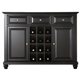 Contemporary Dining Room Sideboard Buffet Cabinet in Black - Dubh_Arts
 - 2