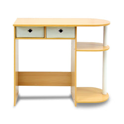 Home Office Laptop Computer Desk Table in Beech Ivory - Dubh_Arts
 - 1