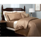 CAL King 400-TC Egyptian Cotton Sheet Set in Chestnut Brown - Dubh_Arts
 - 3