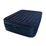 Queen-size Inflatable Airbed Air Mattress with Waterproof Flocked Top and Pump - Dubh_Arts
 - 2