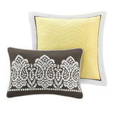 King 5 Piece Paisley Pattern Lightweight Cotton Coverlet Quilt Set - Dubh_Arts
 - 2