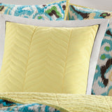 King 5 Piece Paisley Pattern Lightweight Cotton Coverlet Quilt Set - Dubh_Arts
 - 3