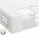 Queen-size 10-inch Thick Latex Foam Mattress - 25-Year Warranty - Dubh_Arts
 - 2