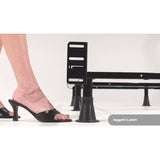 Full-size Heavy Duty 9-Leg Metal Bed Frame with Headboard Brackets - Dubh_Arts
 - 4
