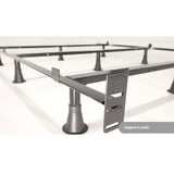 King size Sturdy 9-Leg Metal Bed Frame with Headboard Brackets - Dubh_Arts
 - 4