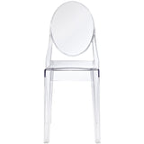Stackable Clear Acrylic Dining Chair for Indoor or Outdoor Use - Dubh_Arts
 - 1