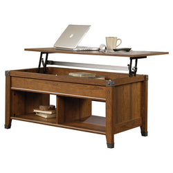 Lift-Top Coffee Table in Cherry Wood Finish - Dubh_Arts
 - 1