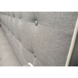 Modern Classic Grey Upholstered Button Tufted Sleeper Sofa Bed - Dubh_Arts
 - 4