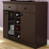 Console Table Sideboard with Storage Drawers in Chocolate - Dubh_Arts
 - 1