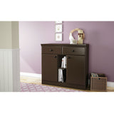 Console Table Sideboard with Storage Drawers in Chocolate - Dubh_Arts
 - 3