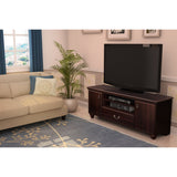 Traditional Style TV Stand in Dark Mahogany Finish - Fits TVs up to 60-inch - Dubh_Arts
 - 2