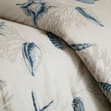 King size Orange Gray Fresh Start 3 piece Comforter Set - Dubh_Arts
 - 3