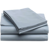 Queen 400-Thread Count Egyptian Cotton Sheet Set in Smokey Blue - Dubh_Arts
 - 1