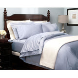 Queen 400-Thread Count Egyptian Cotton Sheet Set in Smokey Blue - Dubh_Arts
 - 3
