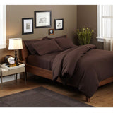 Queen 100-Percent Cotton Flannel Sheet Set in Brown Italian Roast - Dubh_Arts
 - 4