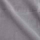 Queen size 100-Percent Cotton Velvet Flannel Sheet Set in Graphite - Dubh_Arts
 - 2