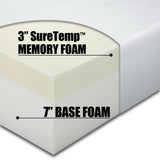 Queen size 10-inch Thick Memory Foam Mattress - Dubh_Arts
 - 4