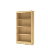 4-Shelf Bookcase in Natural Maple Finish - Dubh_Arts
 - 1