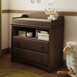 Baby Furniture 2 Drawer Diaper Changing Table in Espresso - Dubh_Arts
 - 2