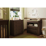 Baby Furniture 2 Drawer Diaper Changing Table in Espresso - Dubh_Arts
 - 3