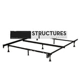 Heavy Duty 7-Leg Metal Bed Frame - Fits Sizes Twin, Full, & Queen - Dubh_Arts
 - 1