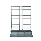 3-Shelf Iron Rectangular Folding Metal Bookcase Storage Shelves - Dubh_Arts
 - 2