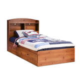Twin size Bookcase Headboard in Sunny Pine Finish - Dubh_Arts
 - 2