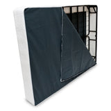 Full size Metal Boxspring Mattress Foundation with Jacquard Cover - Dubh_Arts
 - 2