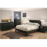 Queen size Contemporary Headboard in Ebony Wood Finish - Dubh_Arts
 - 3