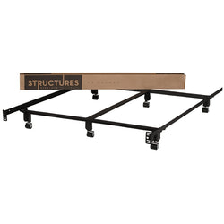 Super Heavy Duty Steel Wedge Lock Metal Bed Frame - Dubh_Arts
 - 1
