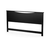King size Modern Headboard in Black Wood Finish - Dubh_Arts
 - 1