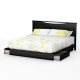 King size Modern Headboard in Black Wood Finish - Dubh_Arts
 - 2
