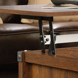 Lift-Top Coffee Table in Washington Cherry Finish - Dubh_Arts
 - 4