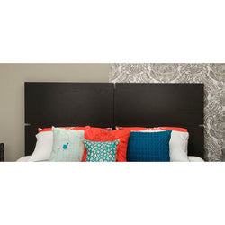 Queen size Modern Headboard in Black Oak Finish - Dubh_Arts
 - 1