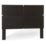 Queen size Modern Headboard in Black Oak Finish - Dubh_Arts
 - 2