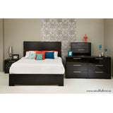 Queen size Modern Headboard in Black Oak Finish - Dubh_Arts
 - 3