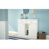 White Dining Room Sideboard Buffet Console Table with 2 Drawers - Dubh_Arts
 - 3