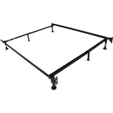 6-Leg Adjustable 2-in-1 Twin / Full Size Metal Bed Frame - Dubh_Arts
 - 2