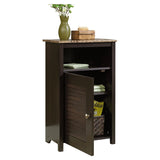 Bathroom Floor Cabinet with Shelf and Faux Granite Top - Dubh_Arts
 - 2