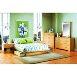 Full / Queen size Maple Platform Bed Frame with Storage Drawers - Dubh_Arts
 - 3