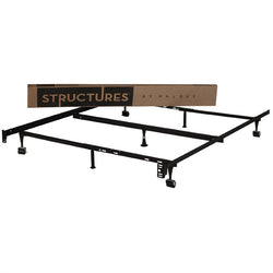 Heavy Duty Adjustable Metal Bed Frame Fits Twin Full and Queen - Dubh_Arts
 - 1