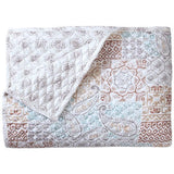 Full size Reversible Quilted Bedspread with Paisley Pattern - Dubh_Arts
 - 4