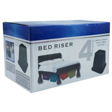 6-inch High Bed Risers in Black - 4-Pack - Dubh_Arts
 - 3