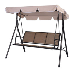 Outdoor 3-Person Canpy Swing for Porch Patio or Deck - Dubh_Arts
 - 1