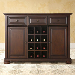 Vintage Mahogany Dining Room Organizer Sideboard Buffet Server Table - Dubh_Arts
 - 1